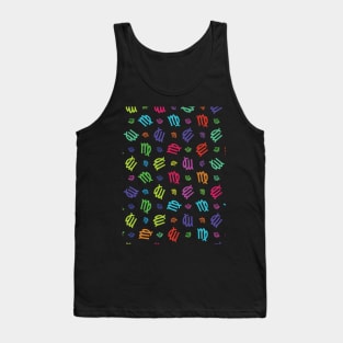 Pattern Virgo Zodiac Sign Horoscope Astrology Symbol Black Tank Top